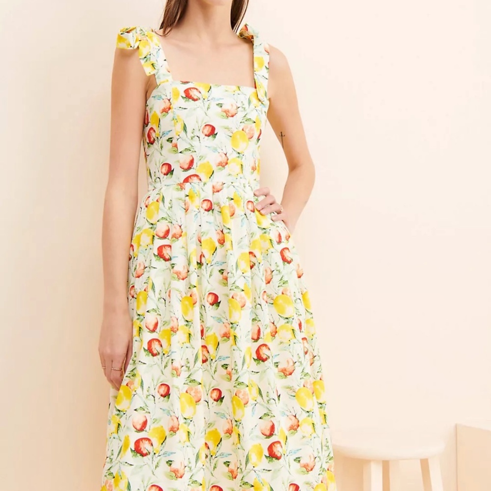 OPT la fortuna midi dress